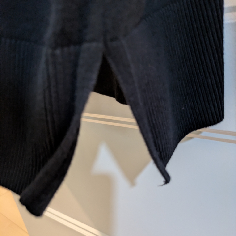 croft & barrow Black Open-Front Women's Cardigan - Picture 5 of 11